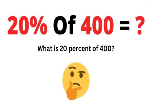 20 per cent of 400