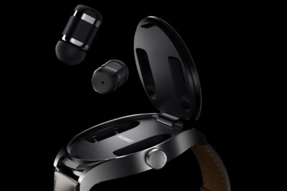 The Huawei Watch With Integrated Headphones.