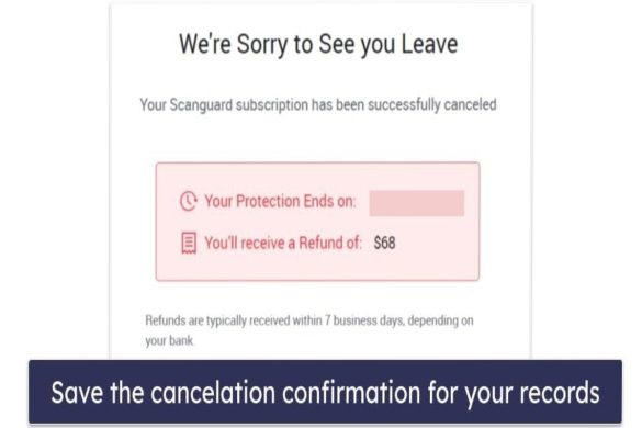 How to Cancel a Scanguard Subscription Features and Many more