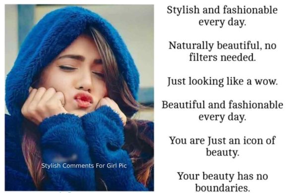 Stylish Comments For Girl Pic