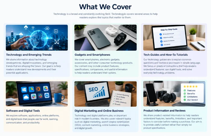 what we cover